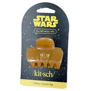 Kitsch x Star Wars C-3PO Gold Glitter Hair Clip